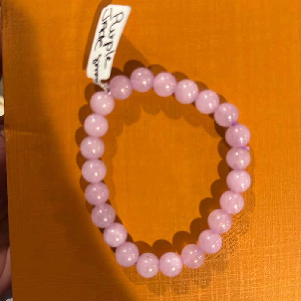 Purple Jade 8mm Bracelet